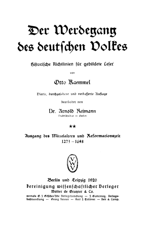 Cover image for book Ausgang des Mittelalters und Reformationszeit 1273–1648