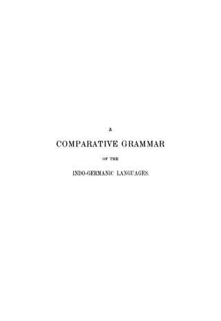 Morphology, Part II: Numerals, Inflexion of Nouns and Pronouns