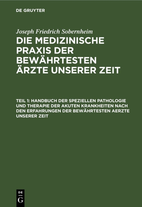 Cover image for book Die akuten Krankheiten