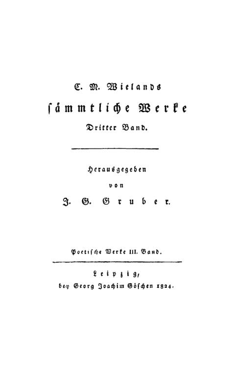 Cover image for book Poetische Werke, Band 3