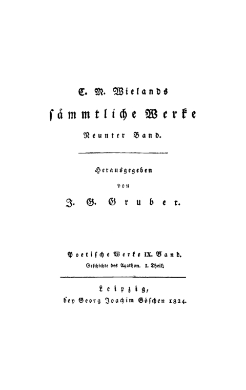 Cover image for book Poetische Werke