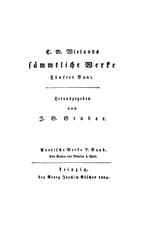 Cover image for book Poetische Werke