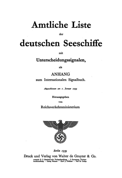 Cover image for book 1. Januar 1939