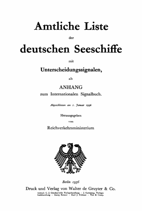 Cover image for book 1. Januar 1936
