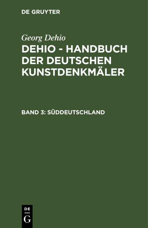 Cover image for book Süddeutschland