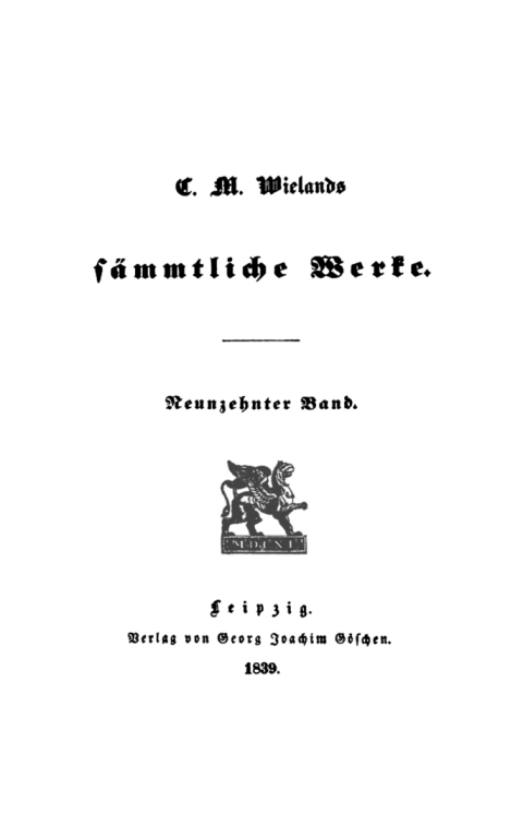 Cover image for book Poetische Werke