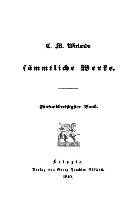 Cover image for book Vermischte Schriften