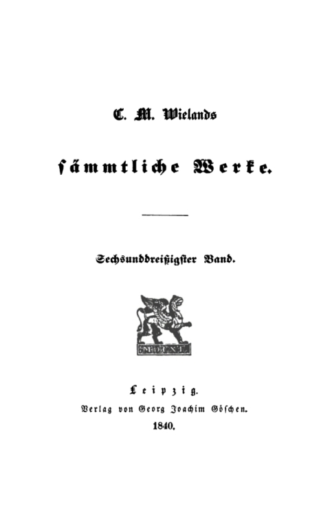Cover image for book Vermischte Schriften