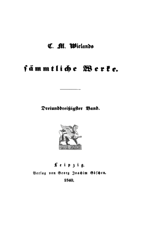 Cover image for book Vermischte Schriften