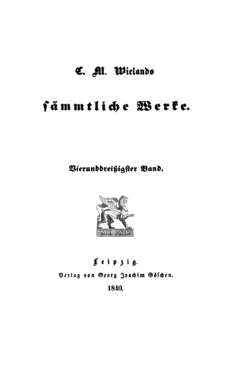 Cover image for book Vermischte Schriften