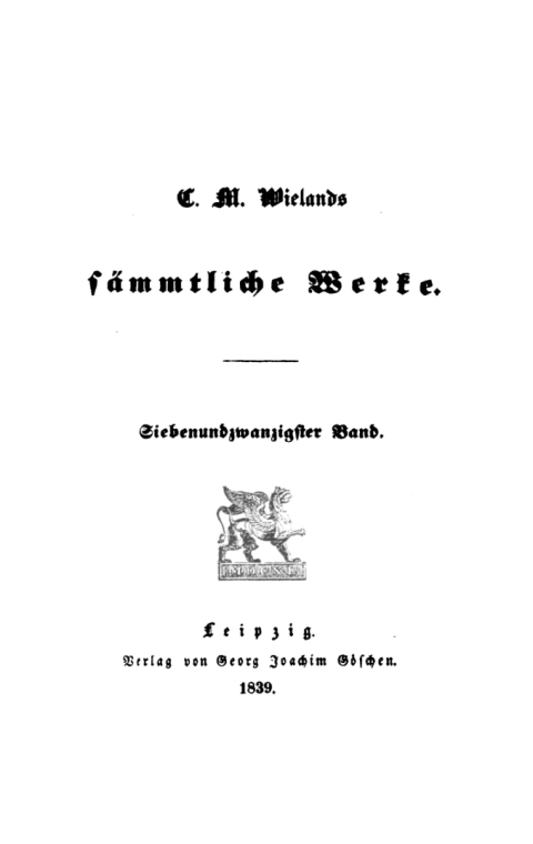 Cover image for book Vermischte Schriften