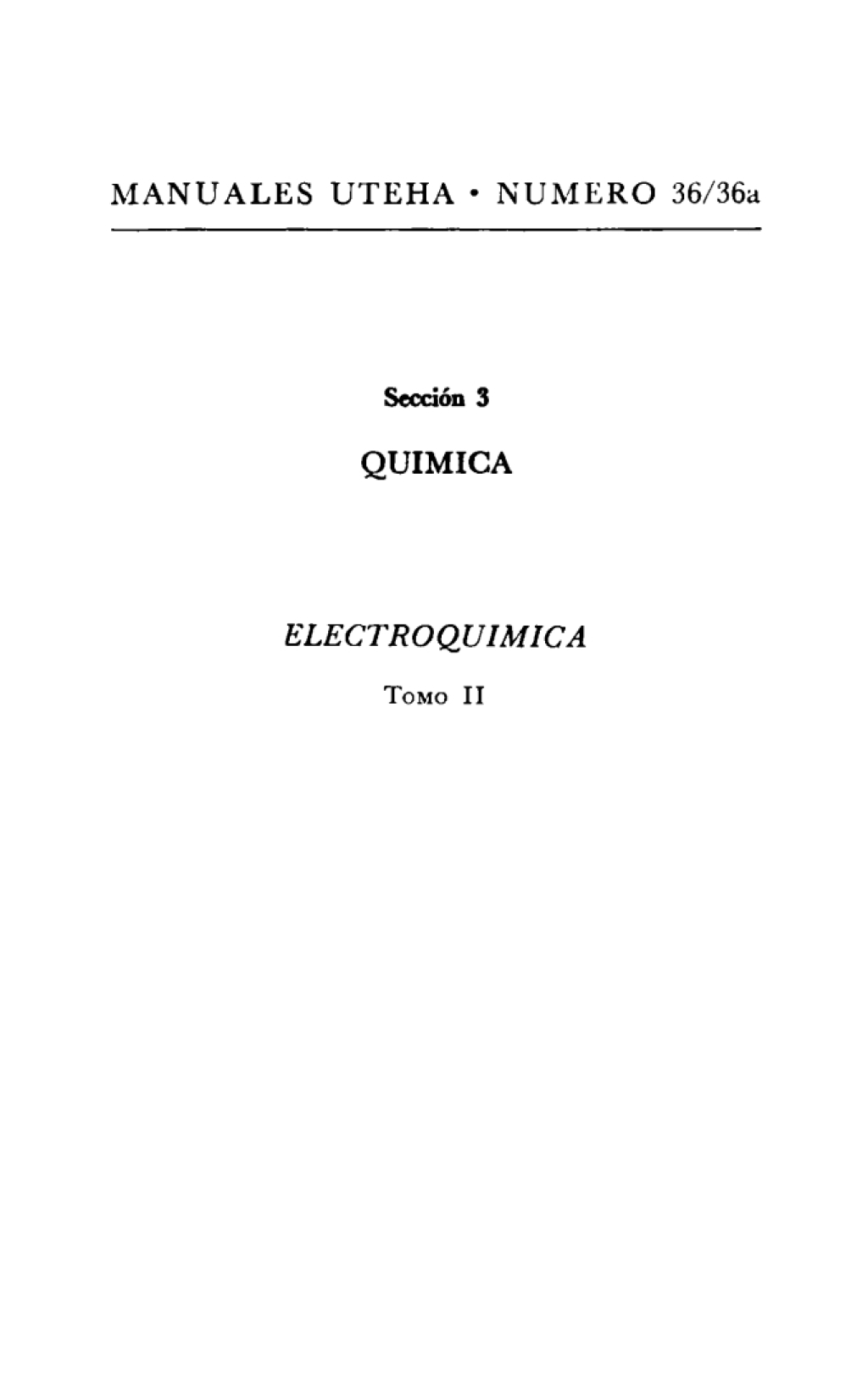 Page Fidelity Electroquimica y sus fundamentos fisicoquimicos, Tomo 2; $148.73