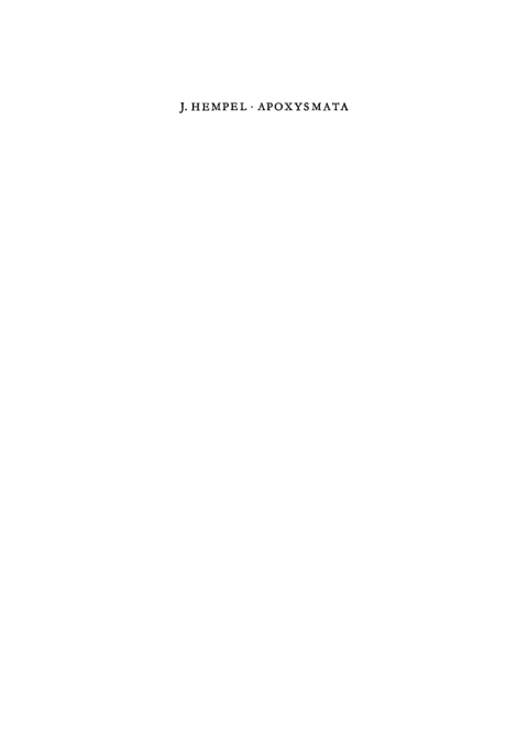 Cover image for book Apoxysmata