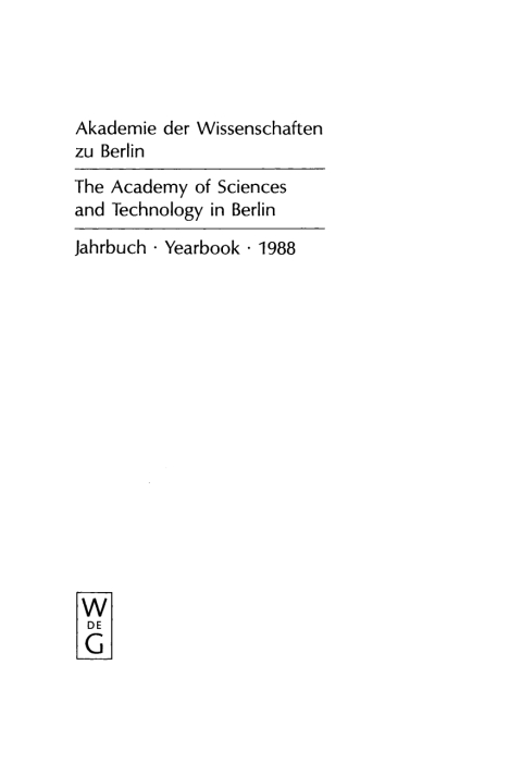 Cover image for book 1988