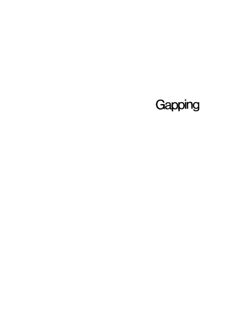 Cover image for book Gapping