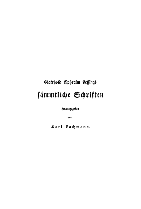 Cover image for book Gotthold Ephraim Lessing: Gotthold Ephraim Lessings Sämmtliche Schriften. Band 10