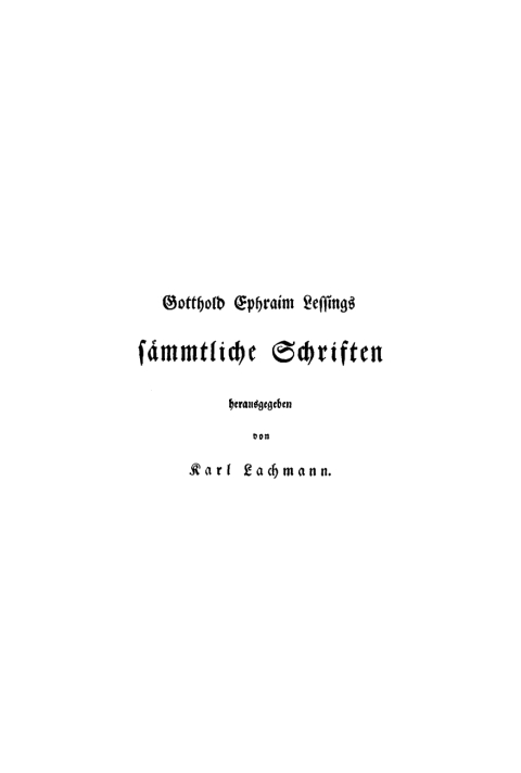 Cover image for book Gotthold Ephraim Lessing: Gotthold Ephraim Lessings Sämmtliche Schriften. Band 5