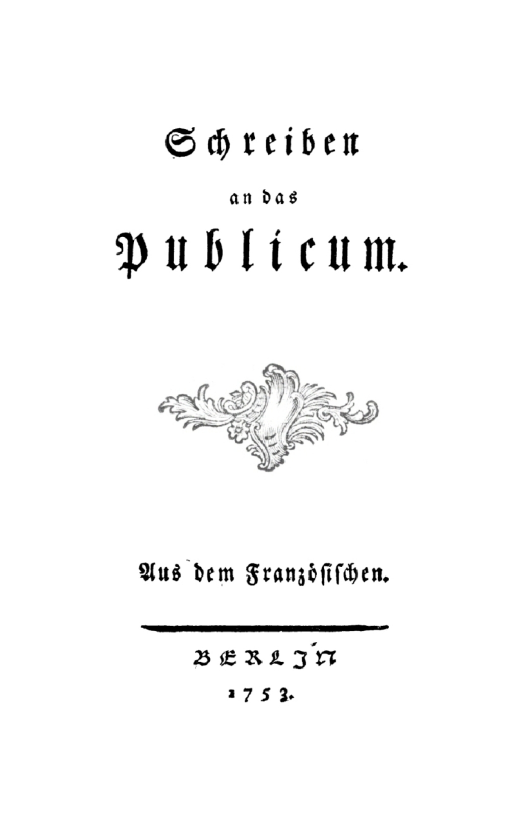 Page Fidelity Schreiben an das Publicum; $148.73