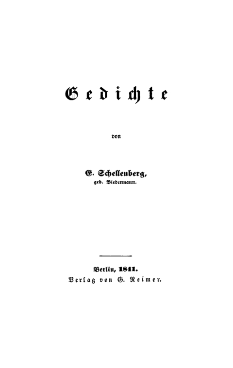 Cover image for book Gedichte