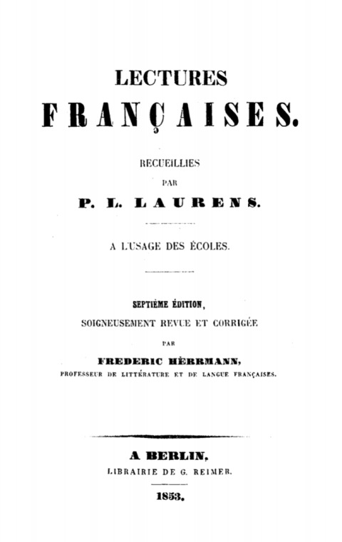 Cover image for book Lectures françaises