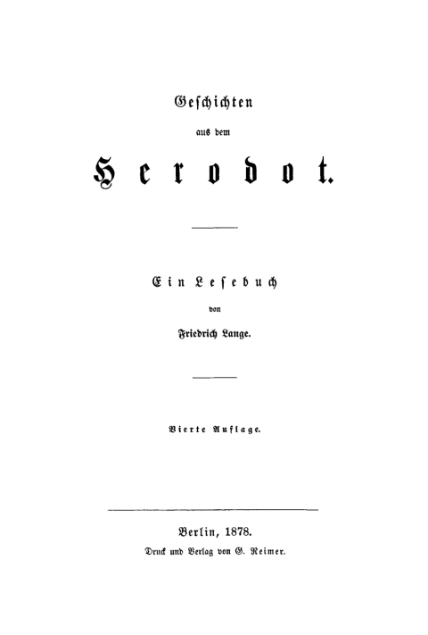 Cover image for book Geschichten aus dem Herodot
