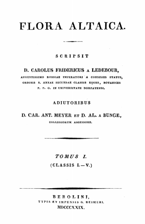 Cover image for book (Classis I.–V.)