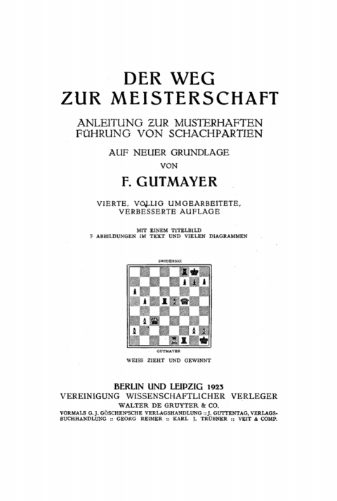 Cover image for book Der Weg zur Meisterschaft