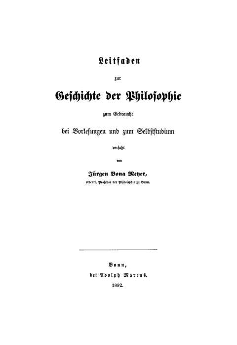 Cover image for book Leitfaden zur Geschichte der Philosophie