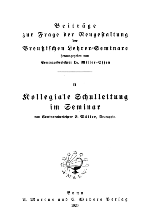 Cover image for book Kollegiale Schulleitung im Seminar