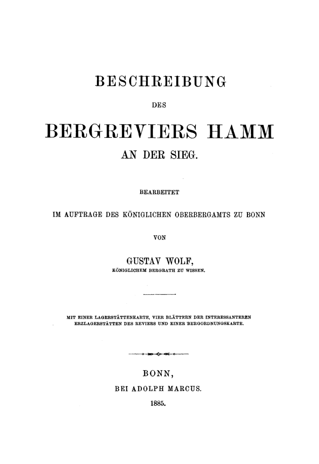 Page Fidelity Beschreibung Bergreviers Hamm an der Sieg; $148.73
