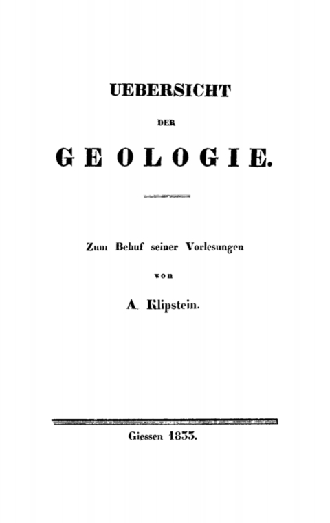 Cover image for book Uebersicht der Geologie