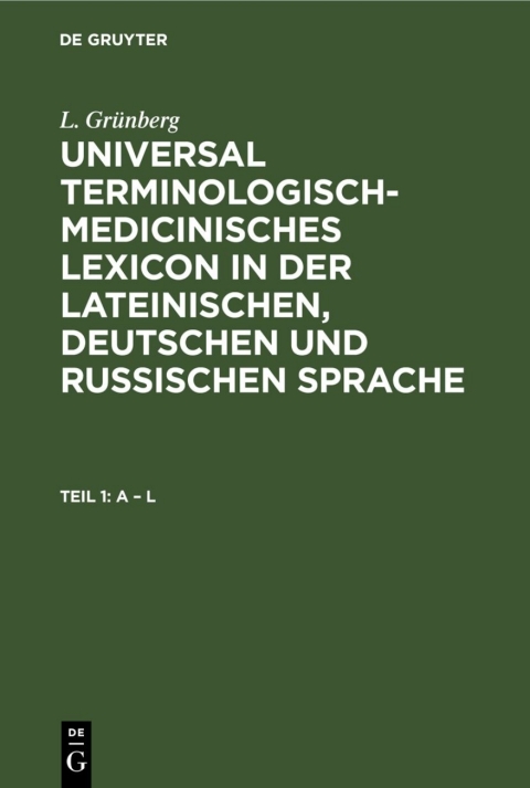 Cover image for book A – L