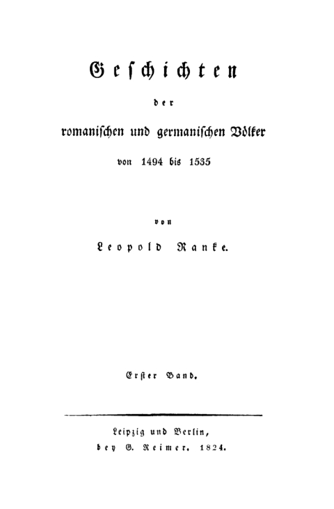 Cover image for book Geschichten der romanischen und germanischen Völker von 1494 bis 1535, Band 1