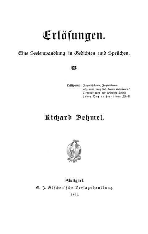 Cover image for book Erlösungen