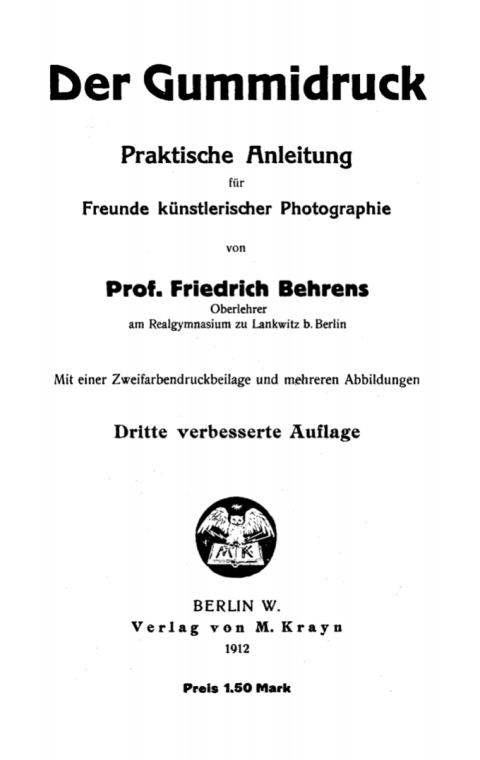 Cover image for book Der Gummidruck