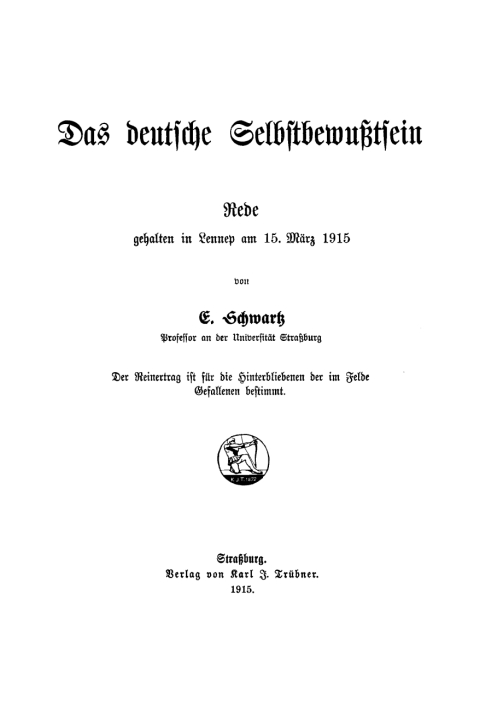 Cover image for book Das deutsche Selbstbewußtsein