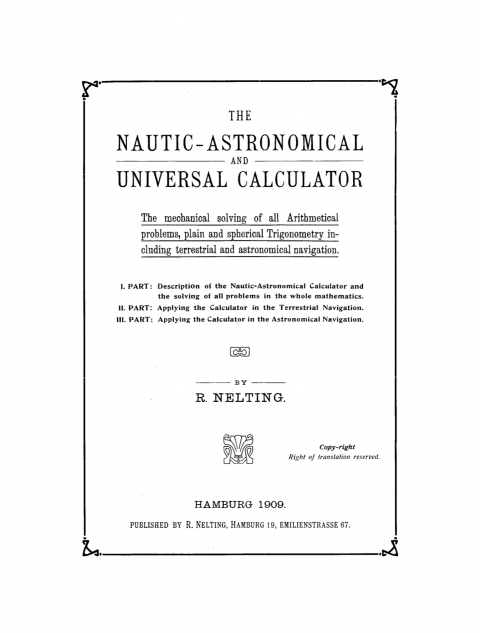 Cover image for book The Nautic-Astronomical and Universal Calculator