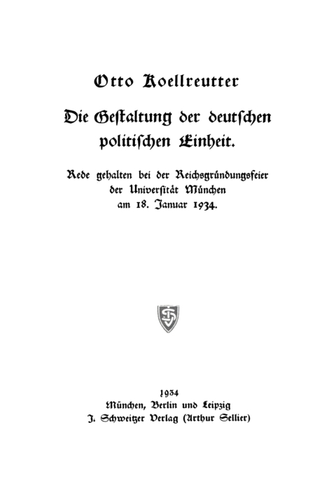 Cover image for book Die Gestaltung der deutschen politischen Einheit