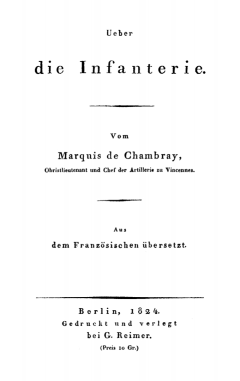 Cover image for book Ueber die Infanterie
