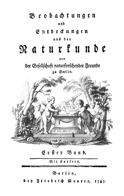 Cover image for book Beobachtungen und Entdeckungen aus der Naturkunde. Band 1