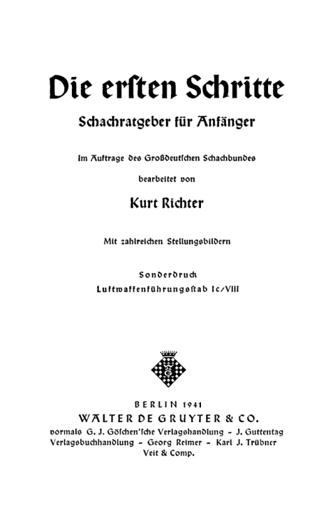Cover image for book Die ersten Schritte