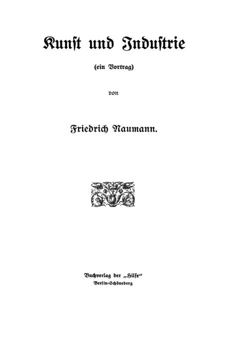 Cover image for book Kunst und Industrie