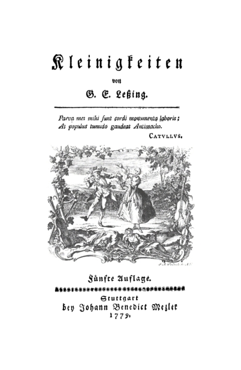 Cover image for book Kleinigkeiten