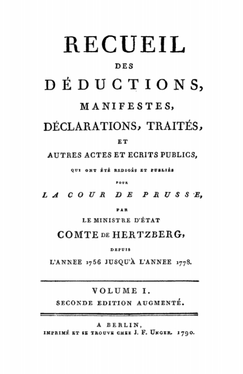 Cover image for book L’année 1756 jusqu’à l’année 1778