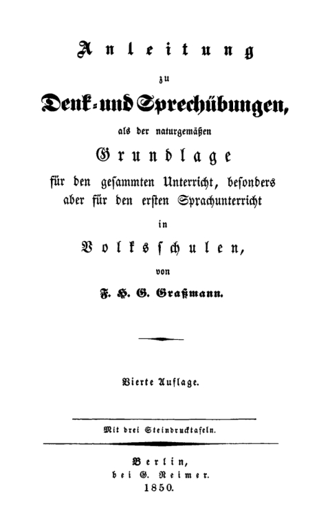Cover image for book Anleitung zu Denk- und Sprechübungen