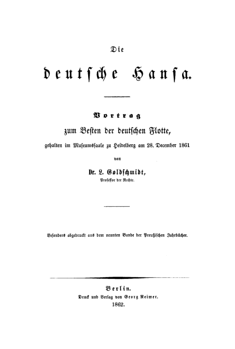 Cover image for book Die deutsche Hansa