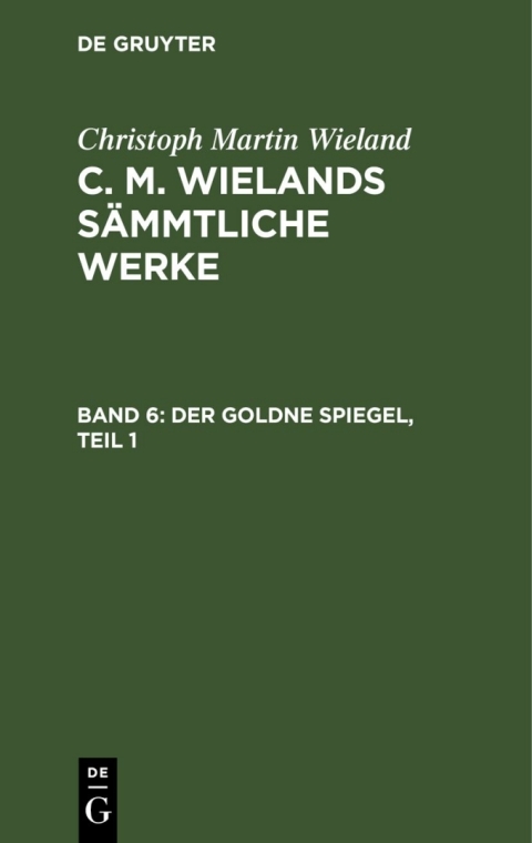 Cover image for book Der Goldne Spiegel, Teil 1