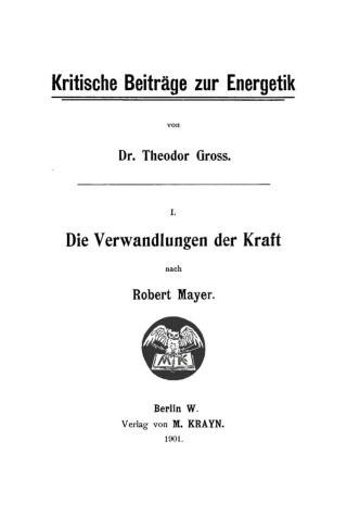 Die Verwandlungen der Kraft