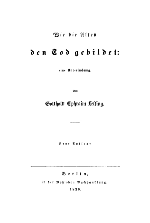 Cover image for book Wie die Alten den Tod gebildet