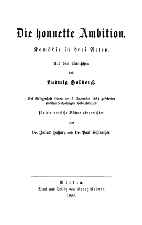 Cover image for book Die honnette Ambition
